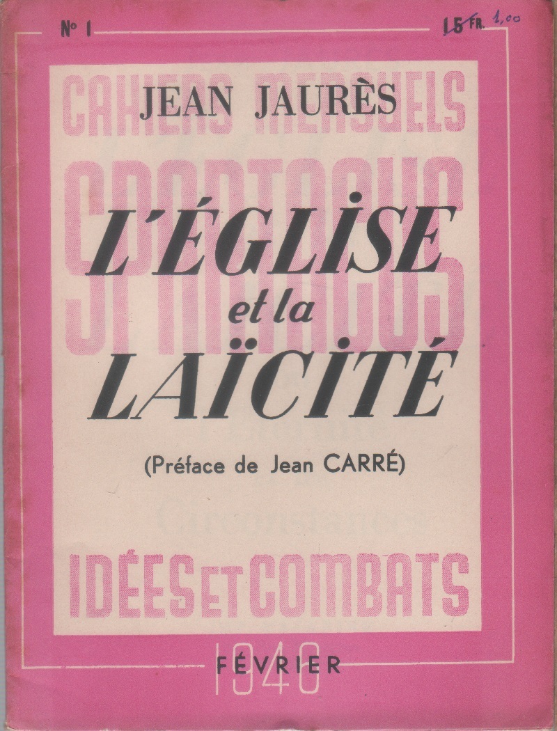 L'Eglise et la laïcité, ou l'eternité et les circonstances - …
