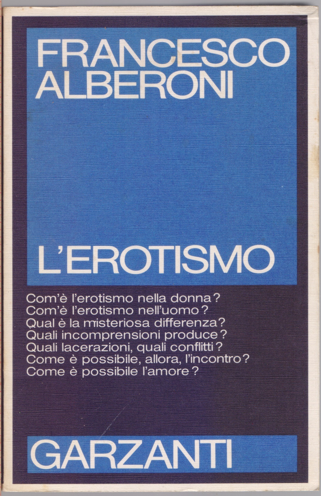 L'erotismo - Francesco Alberoni