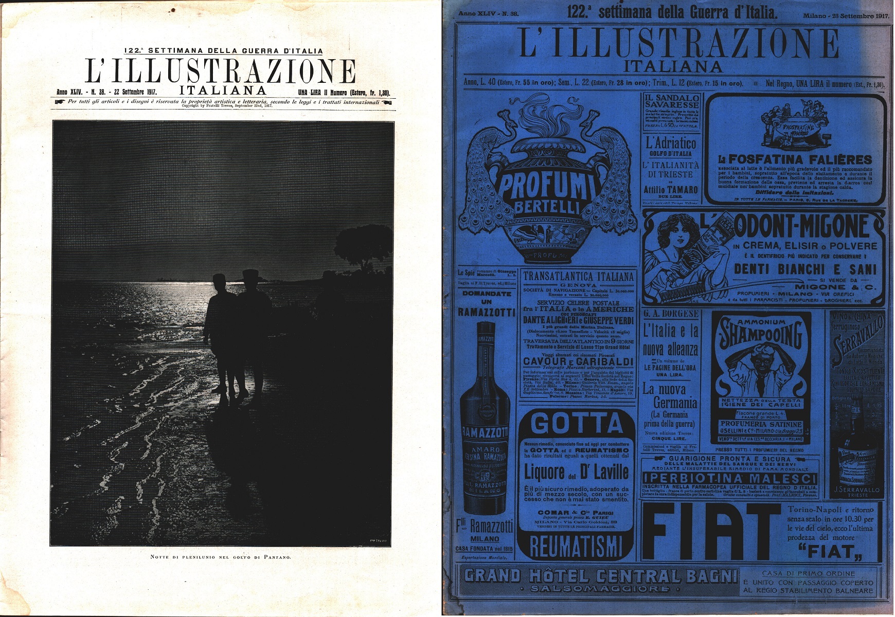 L'Illustrazione Italiana. N. 38, 23 settembre 1917. Anno XLIV