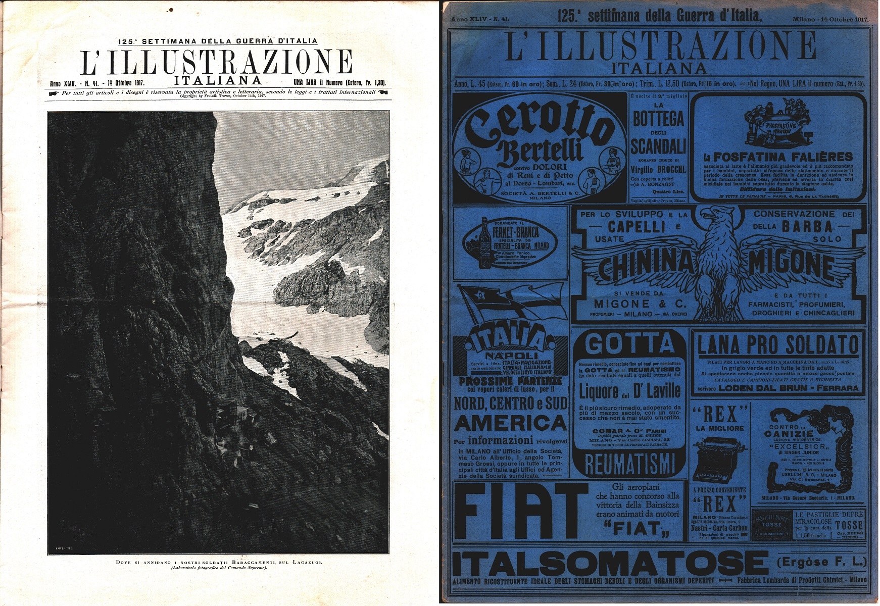 L'Illustrazione Italiana. N. 41, 14 ottobre 1917. Anno XLIV