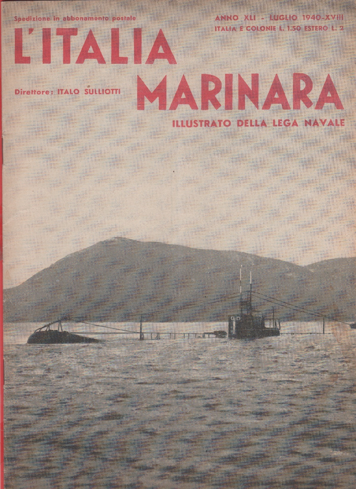 L'Italia marinara, luglio 1940