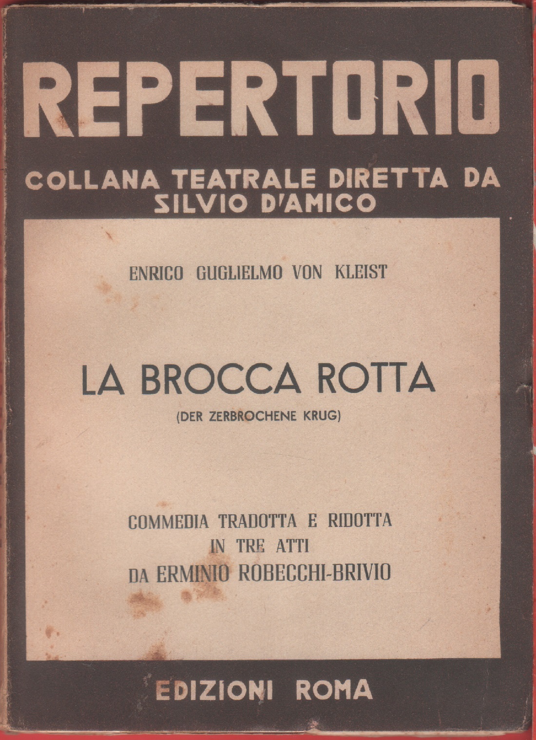 La brocca rotta - Heinrich von Kleist
