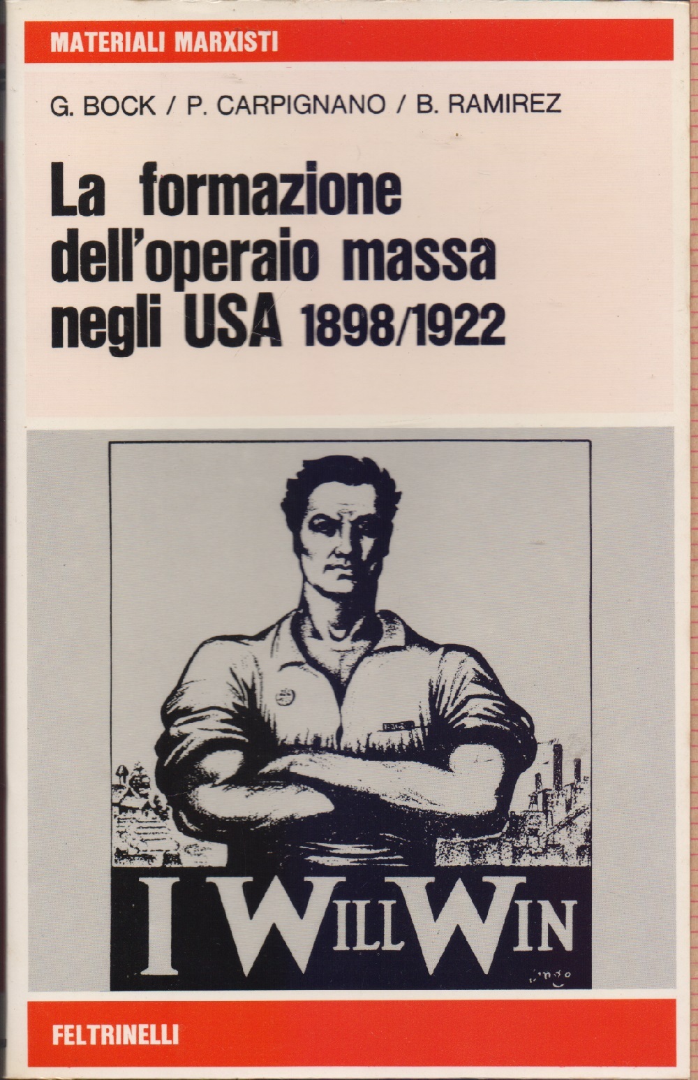 La formazione dell'operaio massa negli USA 1898/1922