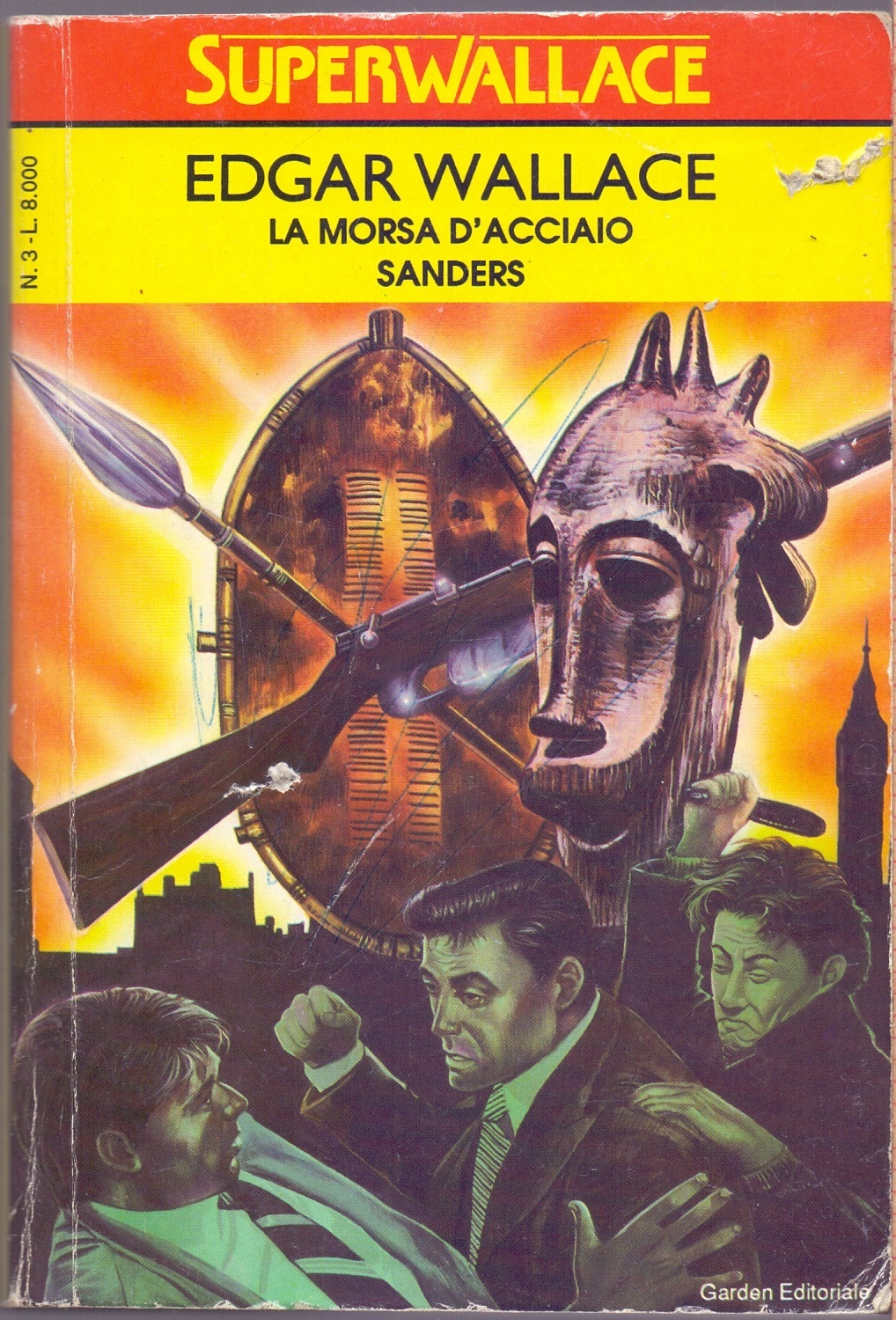 La morsa d'acciaio Sanders - Edgar Wallace