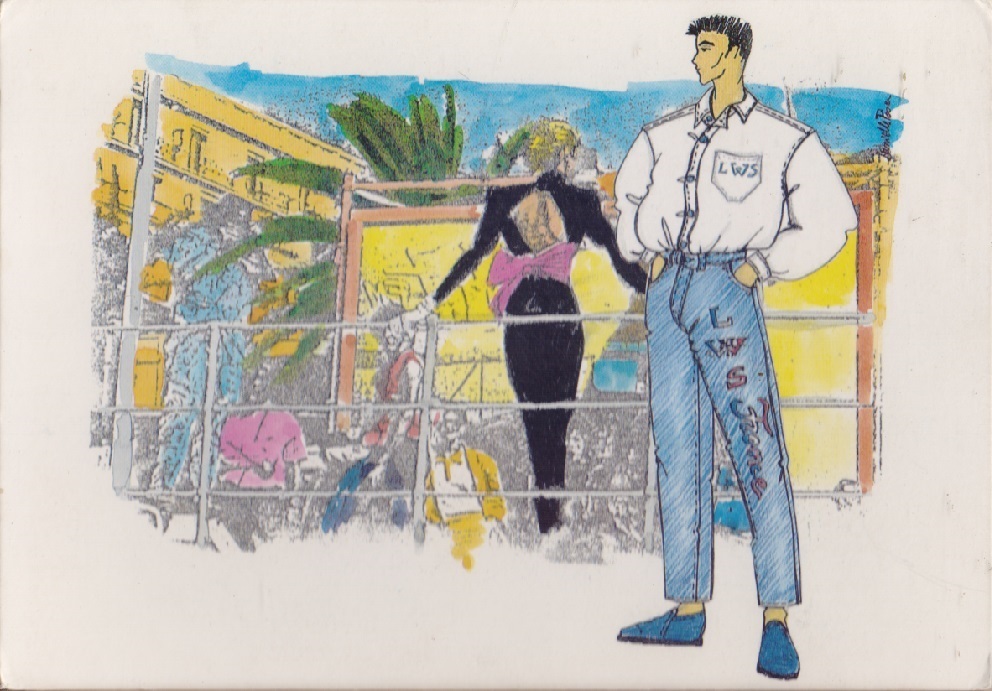La nouvelle generation du jean europeen. Pubblicitaria. Viaggiata 1989