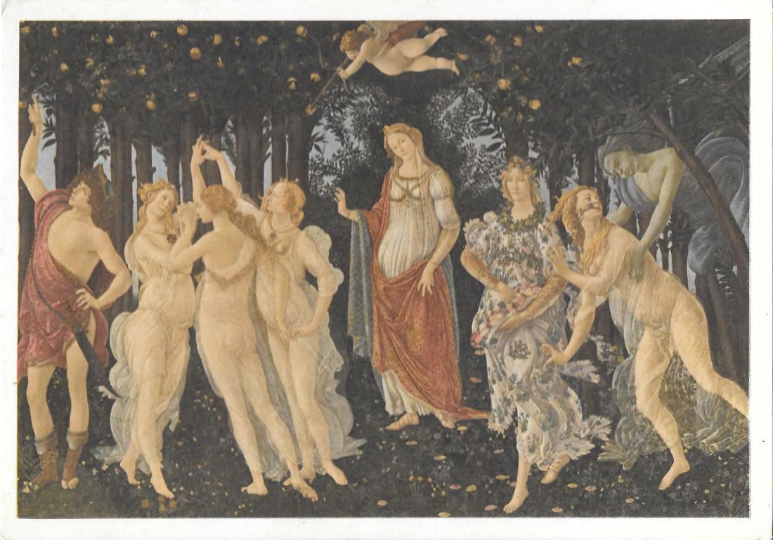 La Primavera (S. Botticelli). Firenze, Uffizi. Non viaggiata