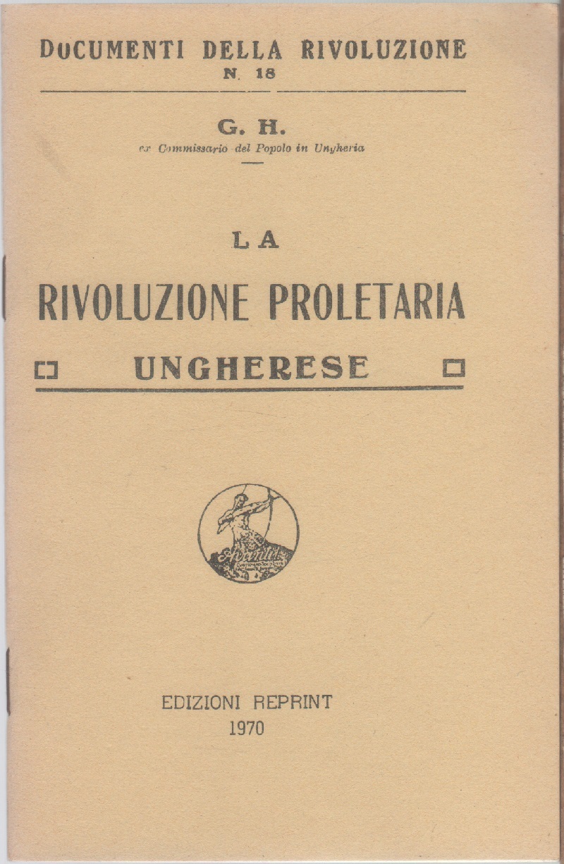 La Rivoluzione proletaria Ungherese