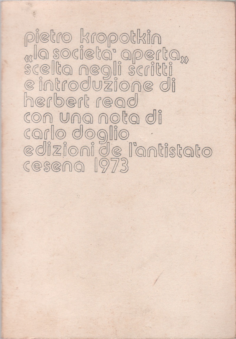 La società aperta - Pietro Kropotkin