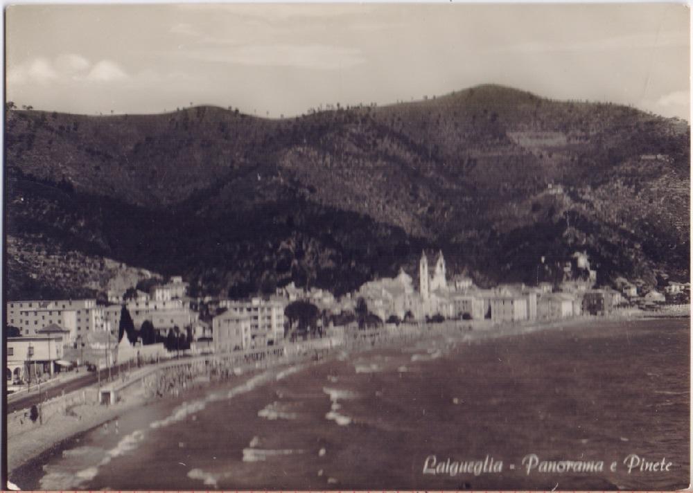 Laigueglia. Panorama e pinete. Non viaggiata