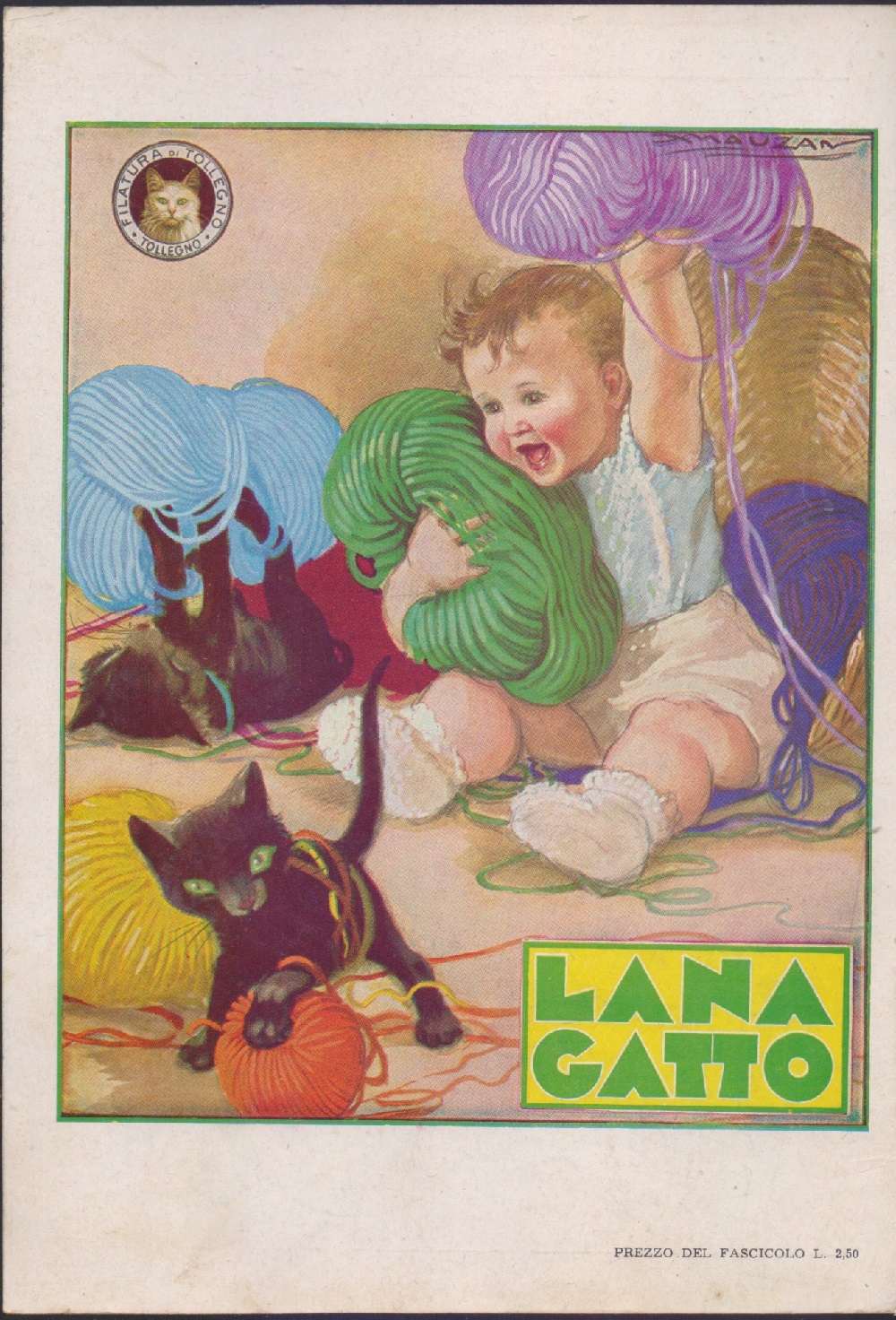 Lana Gatto. Advertising 1940