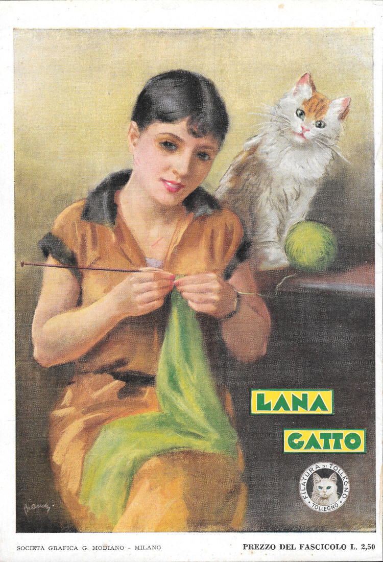 Lana Gatto. Ill. A. Bianchi - Advertising 1937