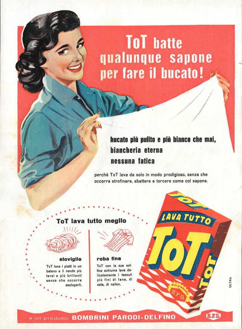 Lava tutto TOT - Advertising 1956