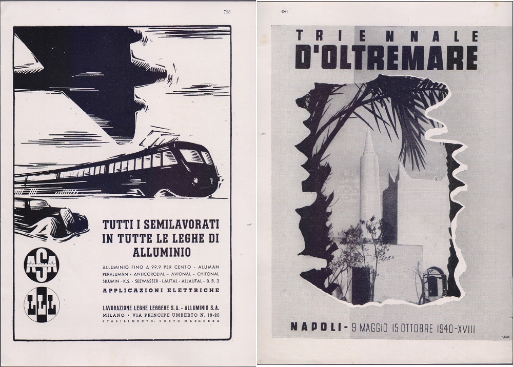 Lavorazione leghe leggere/Triennale d'Oltremare. Advertising 1940