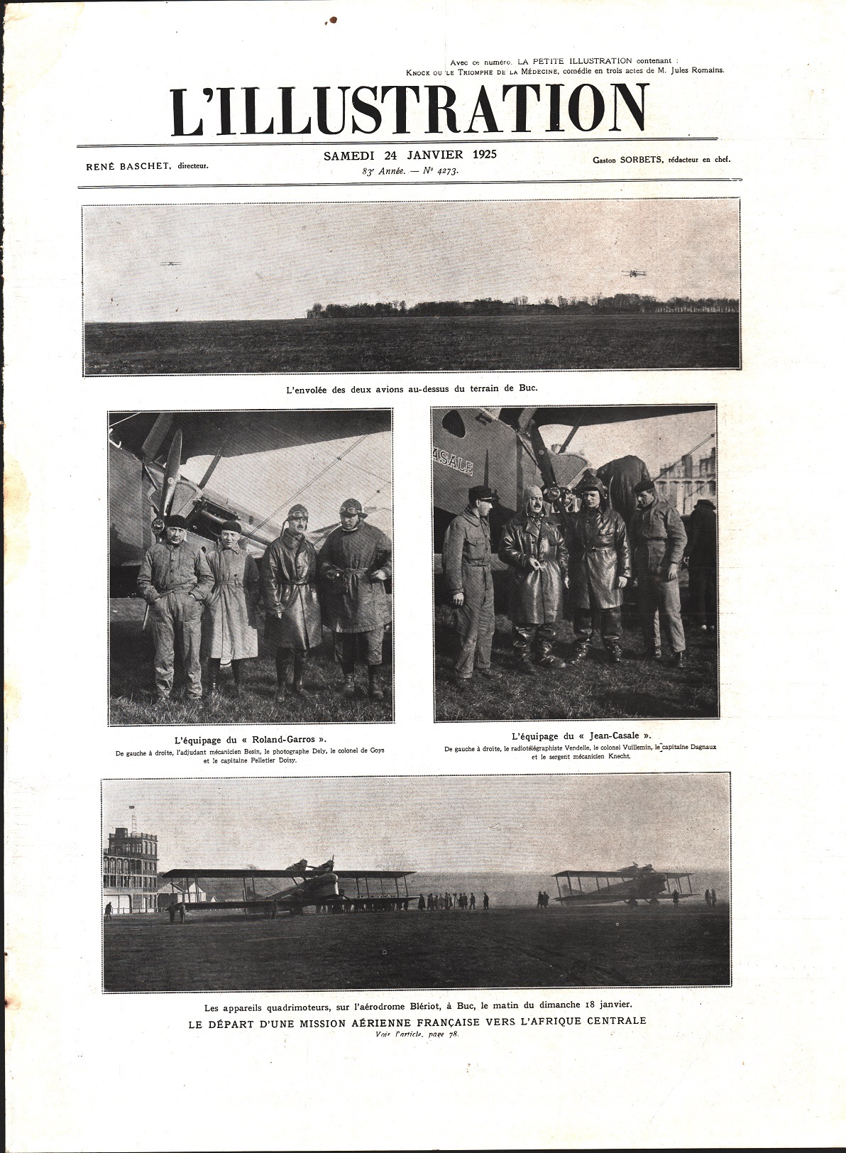 Le depart d'une mission aerienne francaise vers l'Afrique Centrale. Immagine …