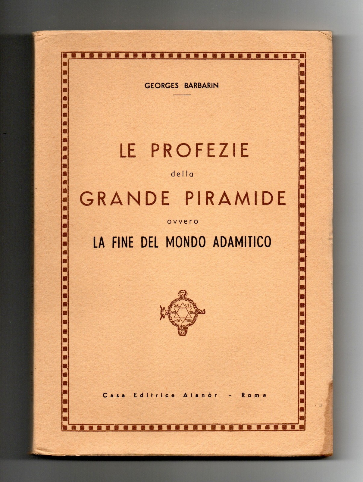 Le Profezie Della Grande Piramide Fine del Mondo Adamitico Libro …