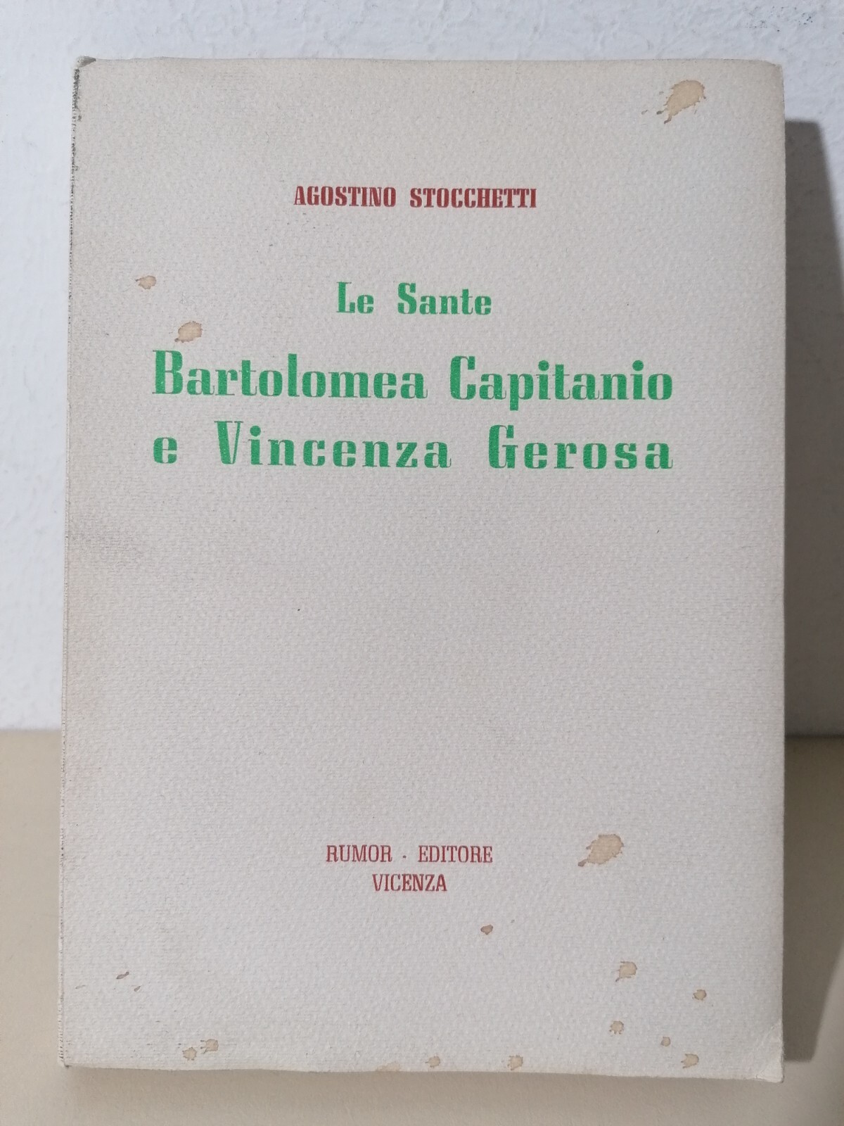 Le Sante Bartolomea Capitanio e Vincenza Gerosa Libro Stocchetti 2 …