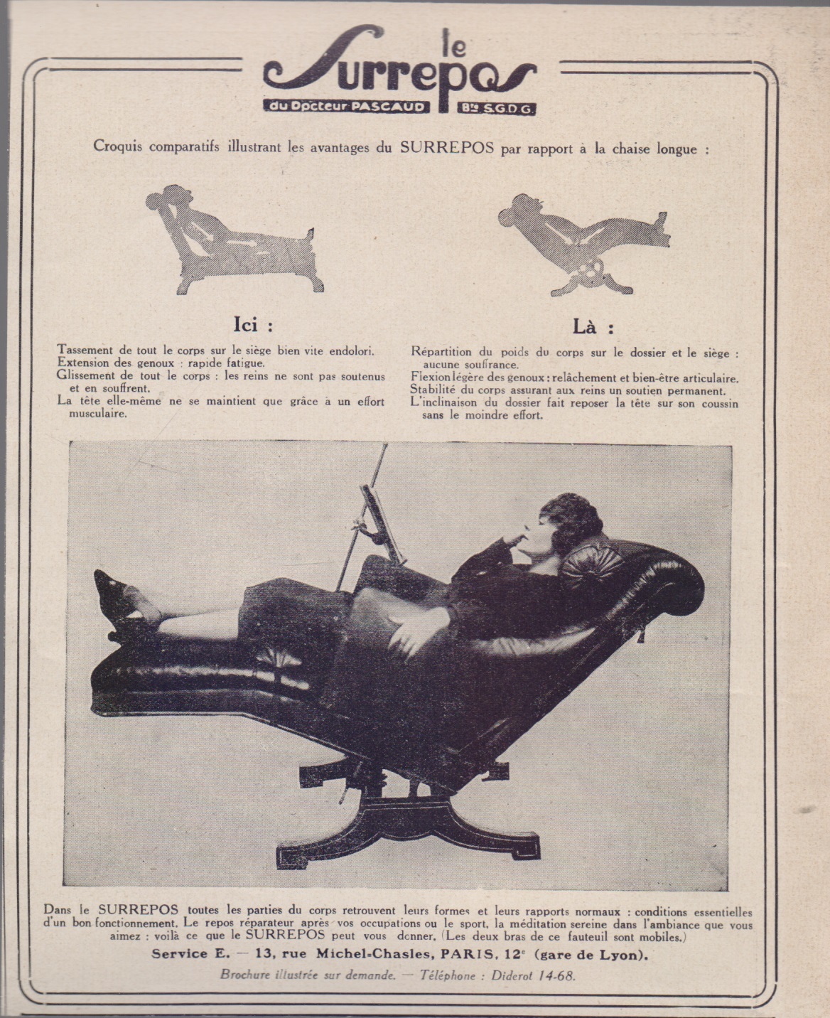 Le Surrepos. Advertising 1926