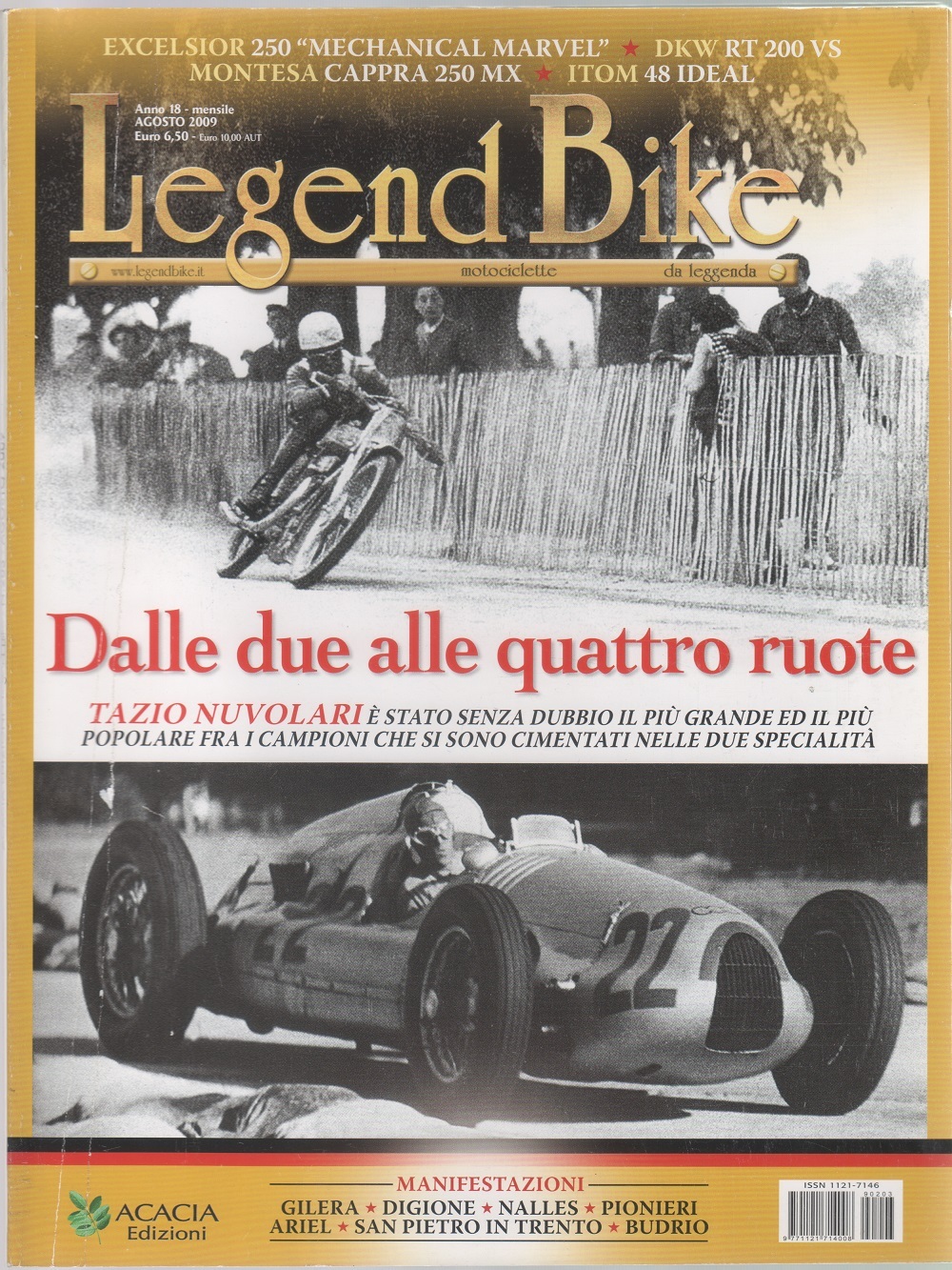 Legend Bike. Rivista, agosto 2009