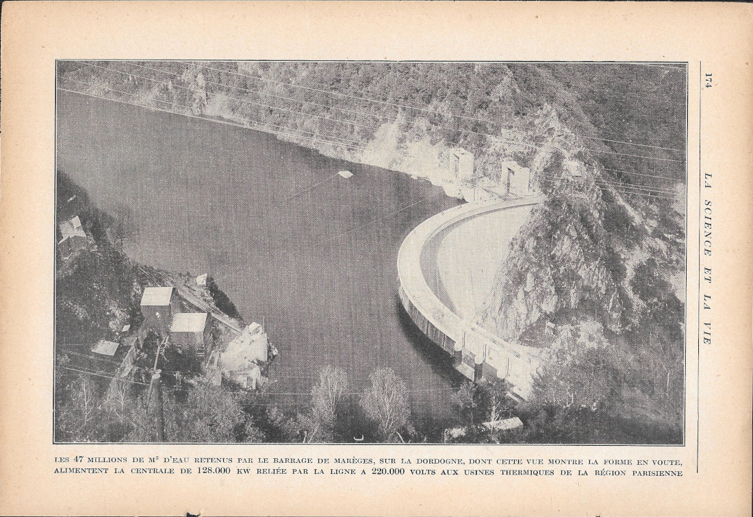 Les 47 millions de m3 d'eau retenus par le barrage …