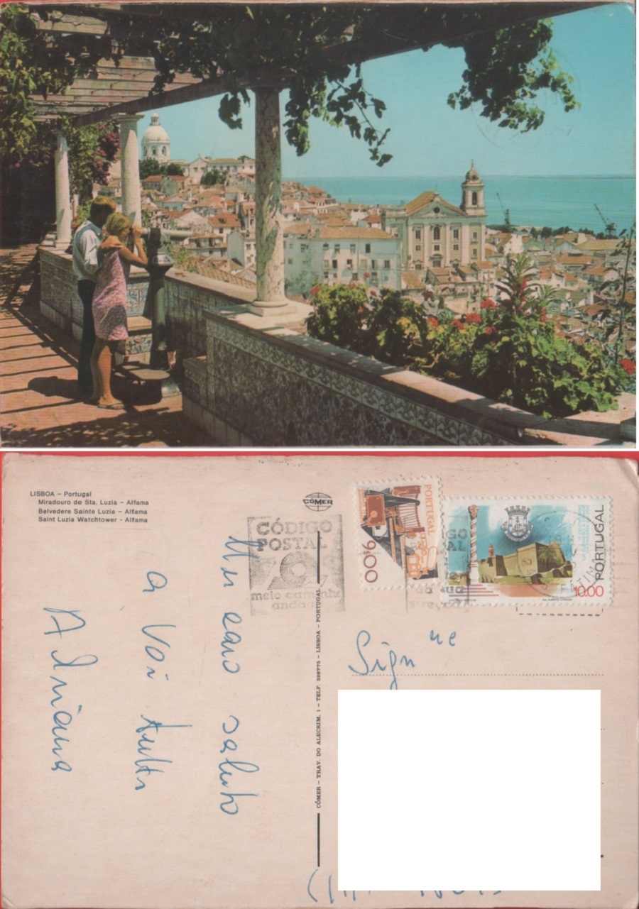 Lisboa. Miradur de Sta. Luzia. Alfama. Viaggiata