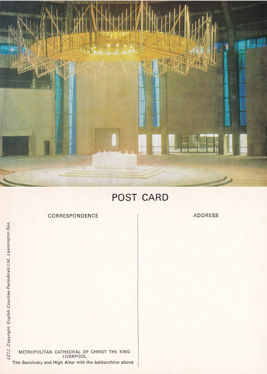 Liverpool. Metropolitan Cathedral of Christ the King. High Altar. Non …