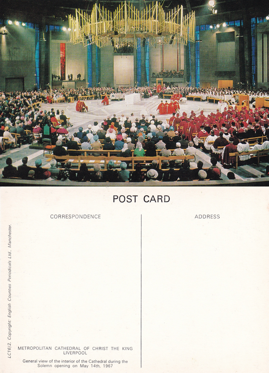 Liverpool. Metropolitan Cathedral of Christ the King . Non viaggiata