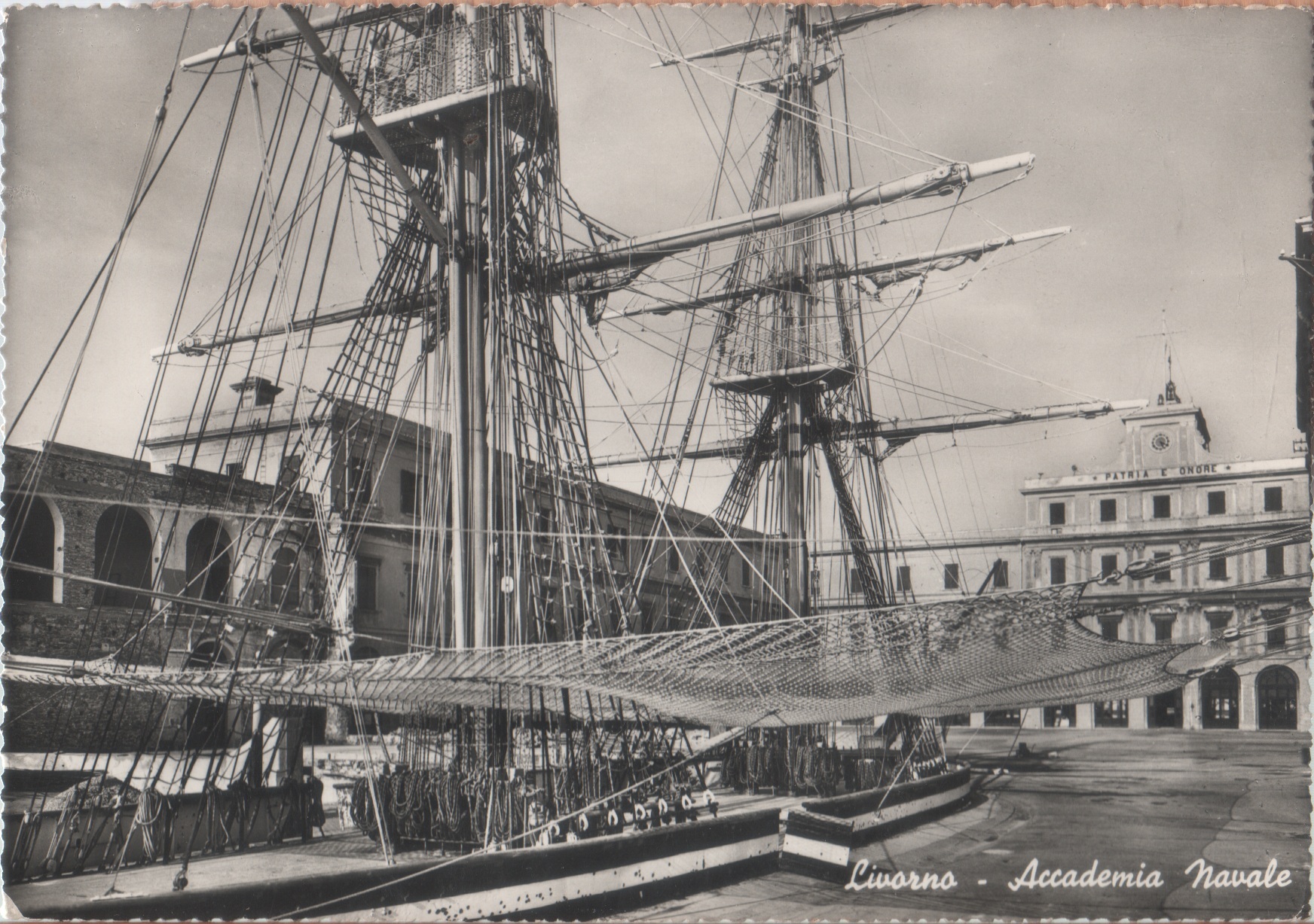Livorno. Accademia Navale. Viaggiata 1962