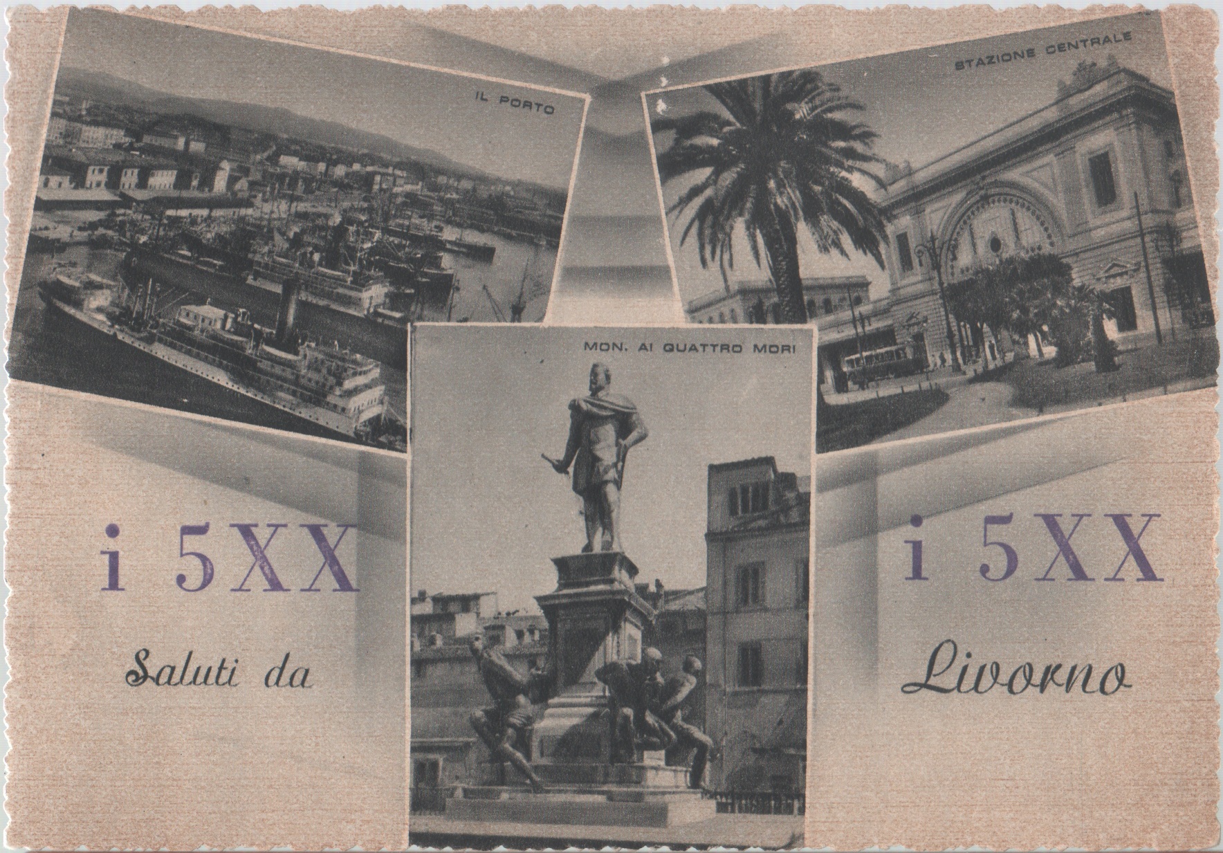 Livorno. Vedute. Radioamatore. Viaggiata 1972