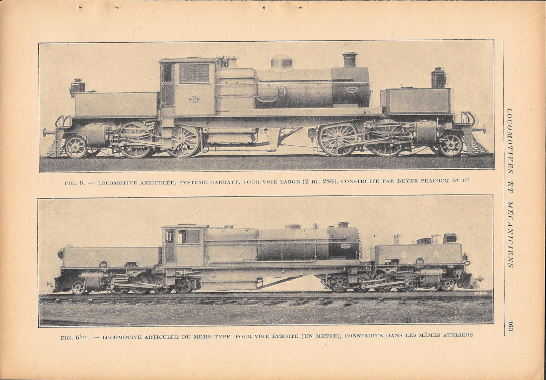 Locomotive articulée, systeme Garratt - immagine 1920