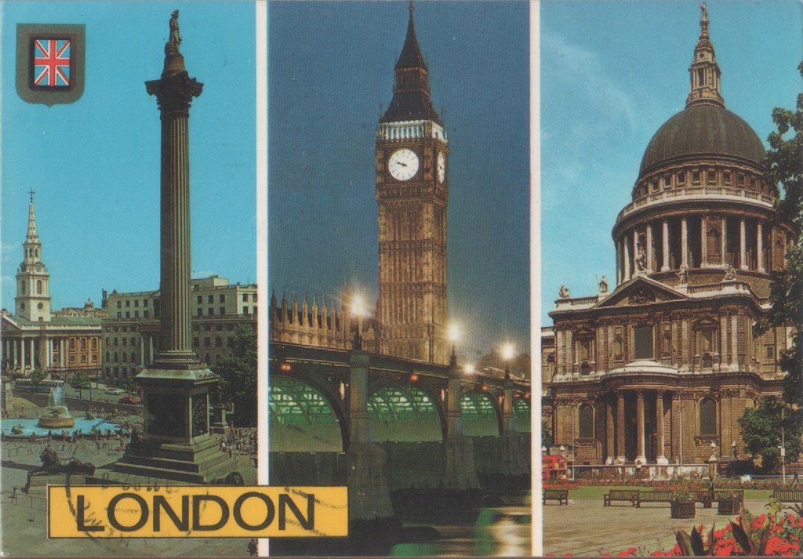 London. Vedute. Viaggiata 1982