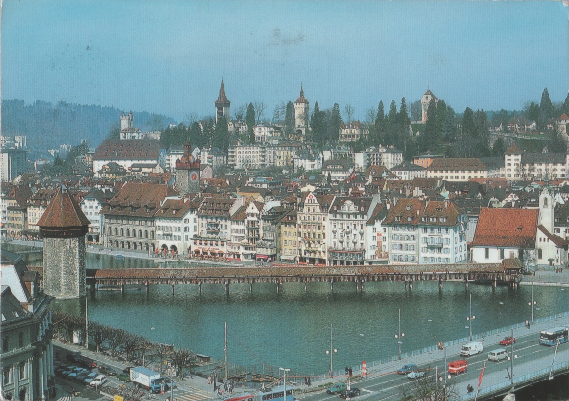 Luzern. Altstadt. Viaggiata 1992