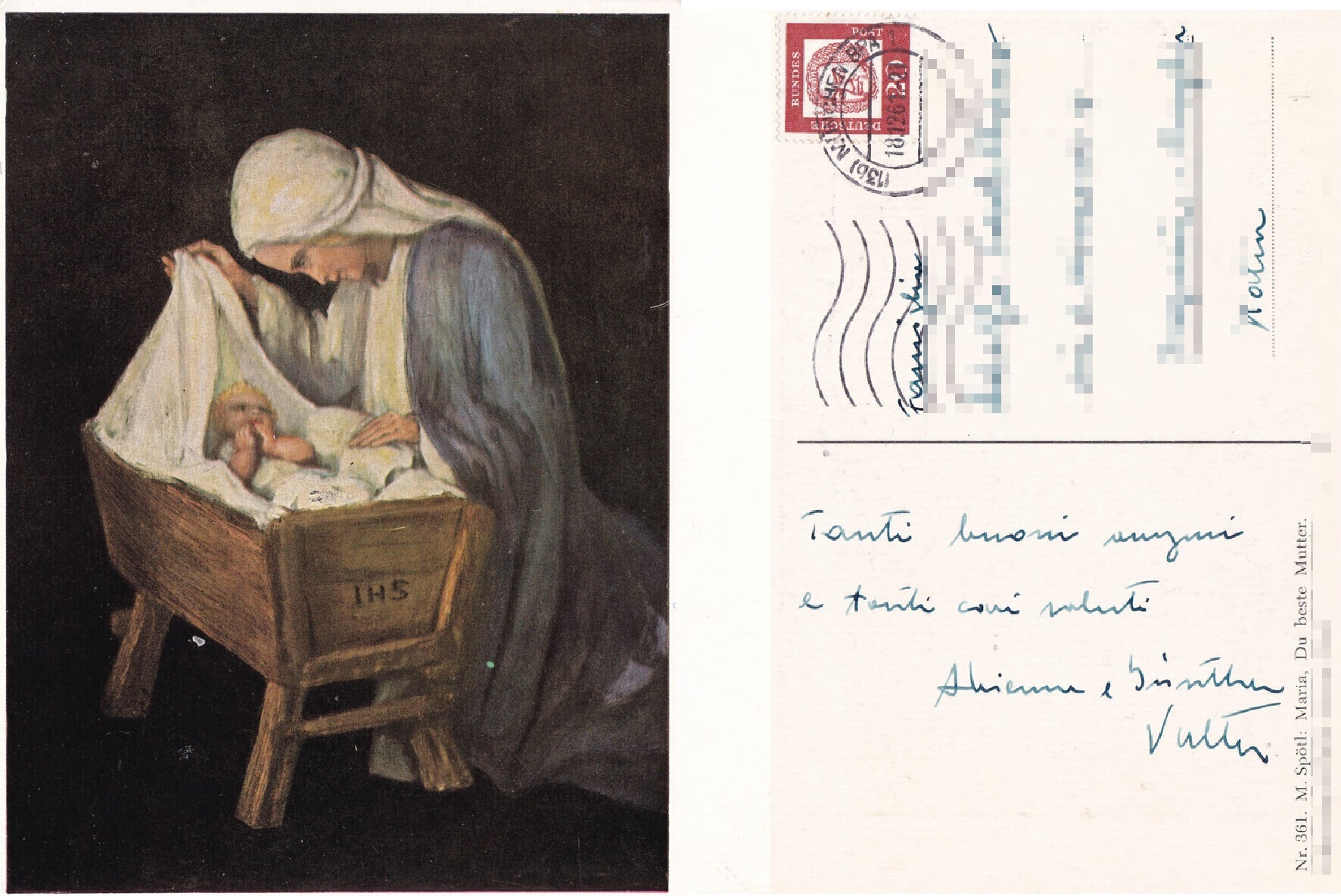 M. Spötl. Maria, Du beste Mutter - Viaggiata 1961