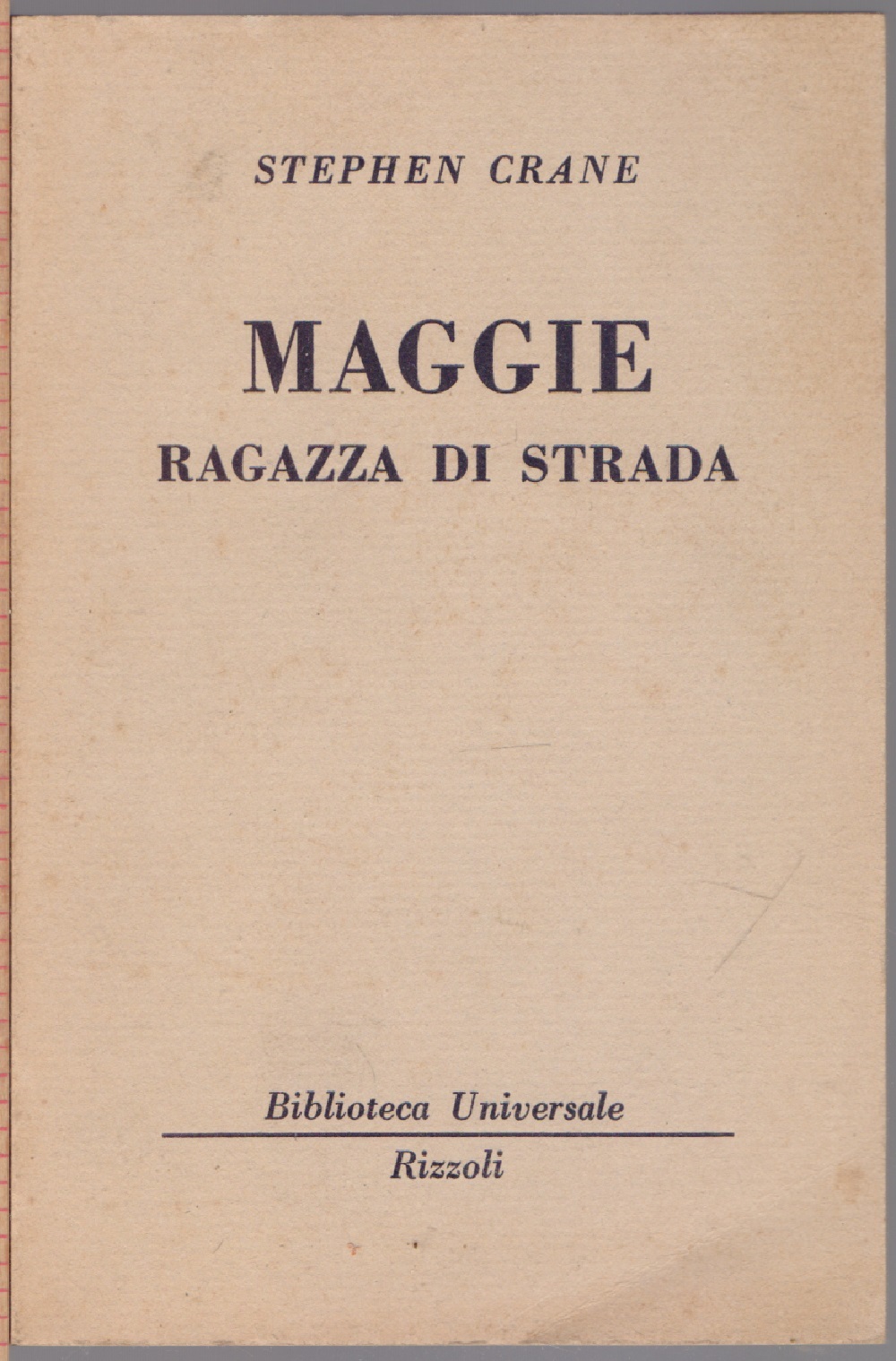 Maggie Ragazza di strada - Stephen Crane