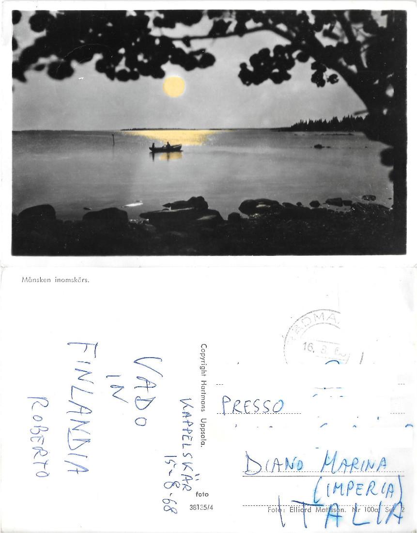 Mansken inomskars (SVE). Viaggiata 1968