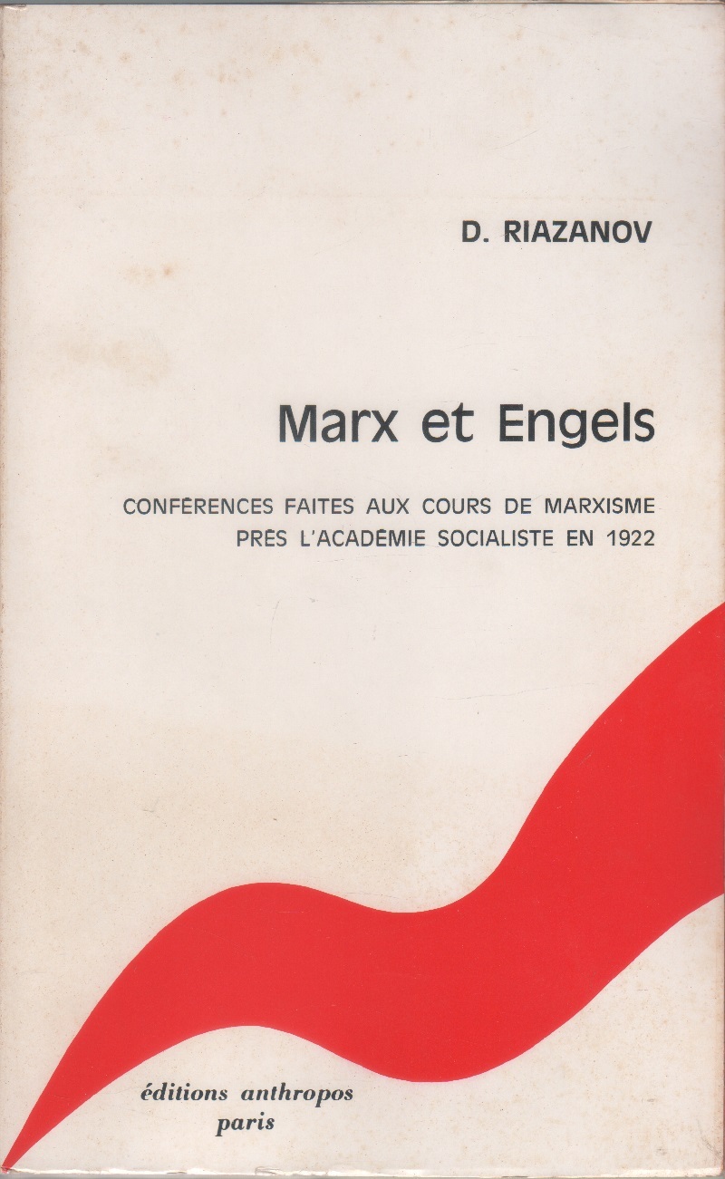 Marx et Engels - D. Riazanov