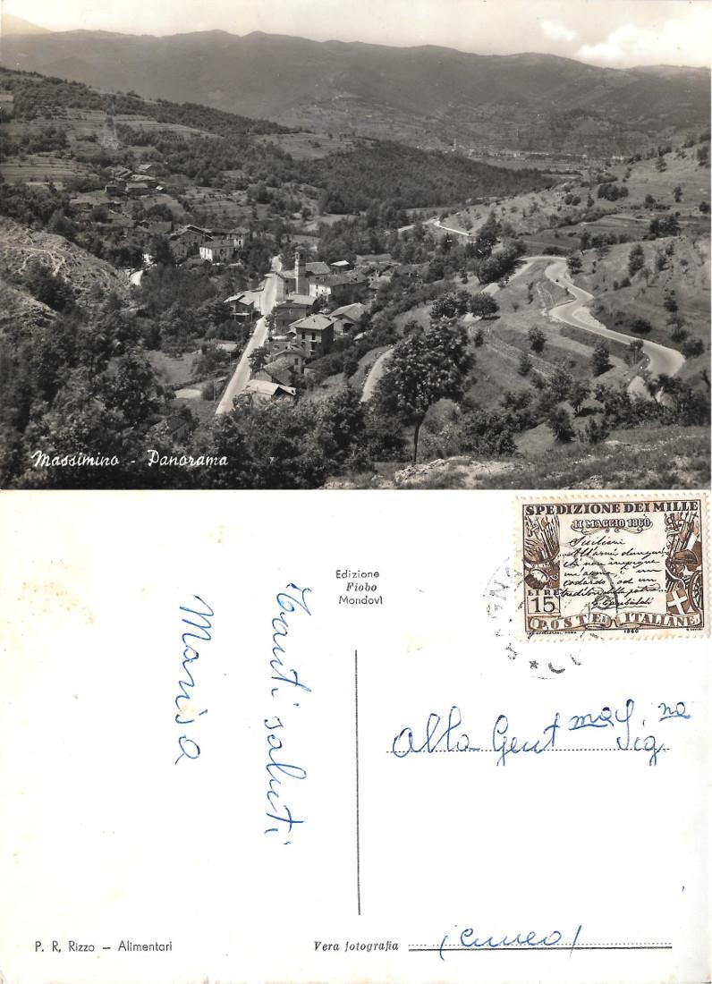 Massimino. Panorama. Viaggiata