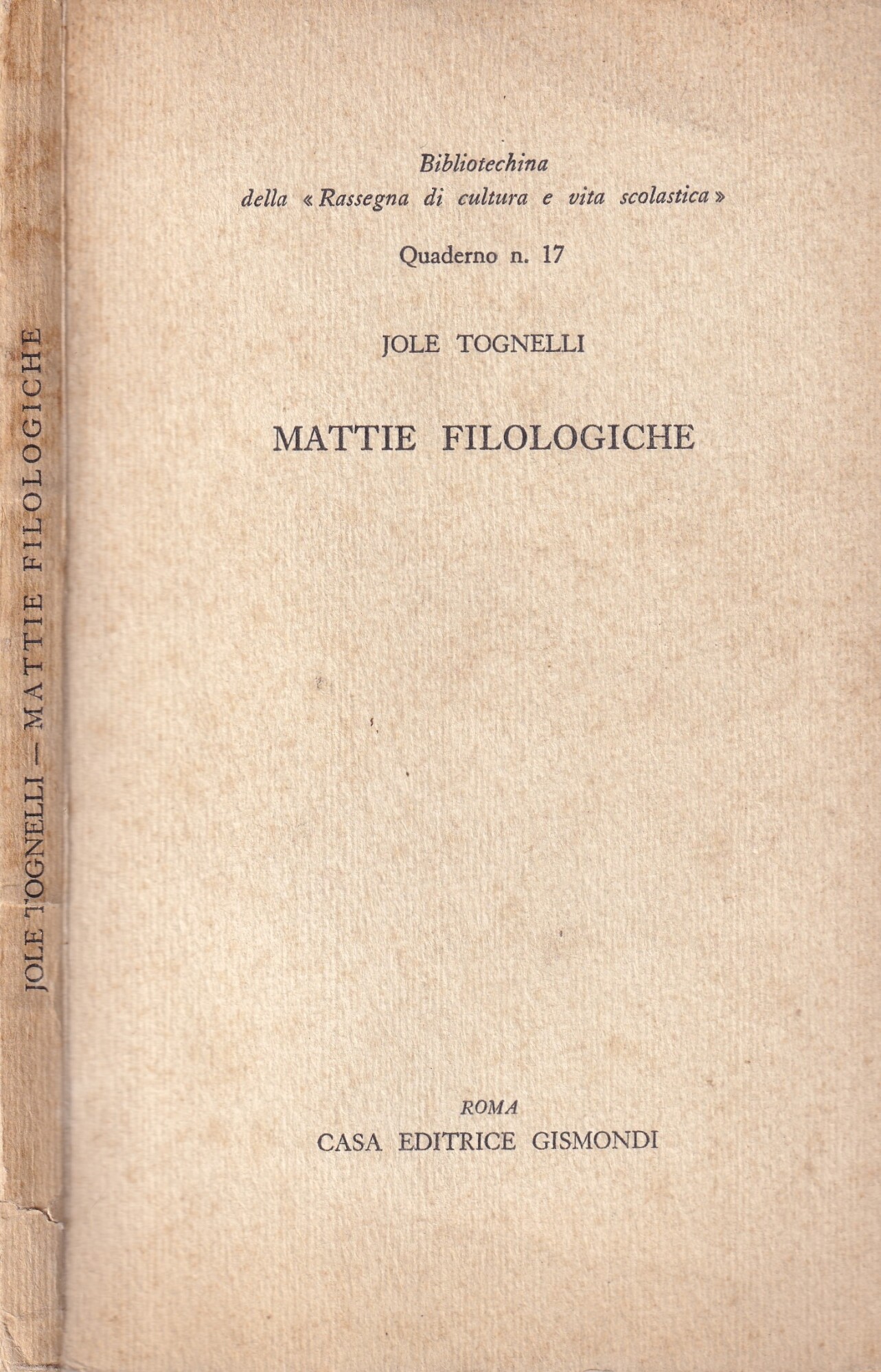 Mattie Filologiche