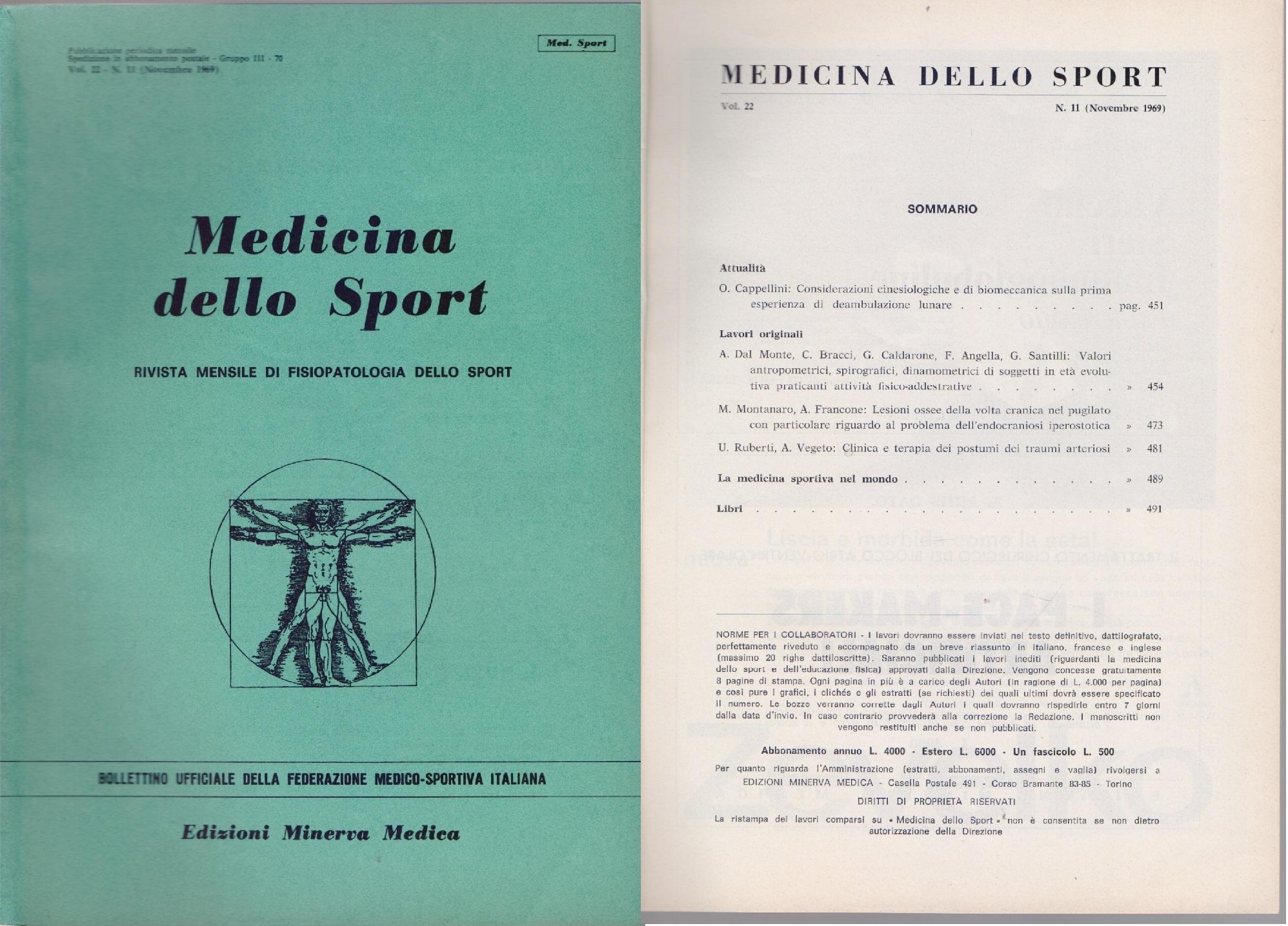 Medicina dello Sport N 11 Novenbre 1969