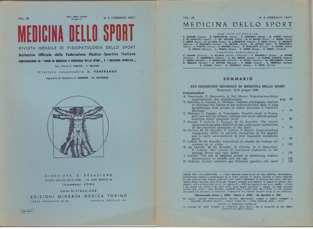 Medicina dello Sport N. 2 Febbraio 1967