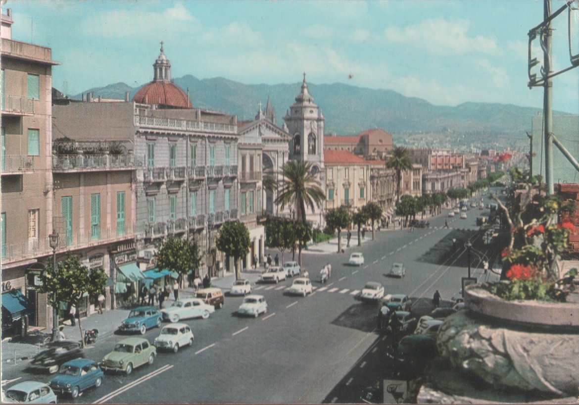 Messina. Corso Garibaldi. Viaggiata 1962