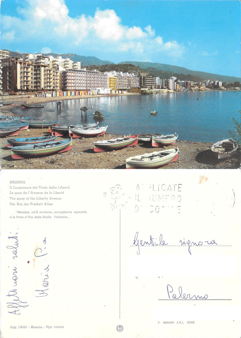 Messina. Il Lungomare del Viale della Libertà - Viaggiata