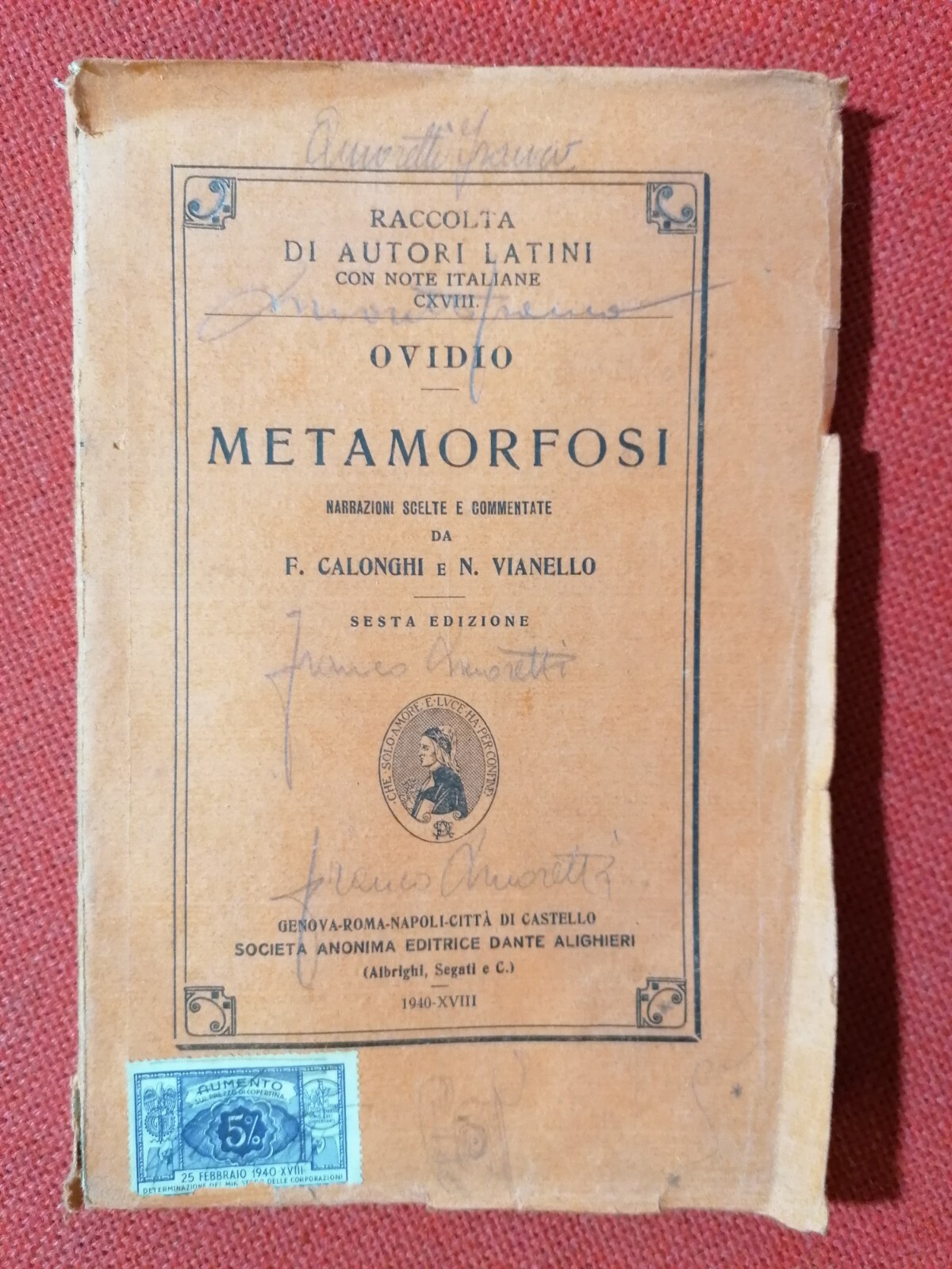 Metamorfosi di Ovidio - Calonghi e Vianello