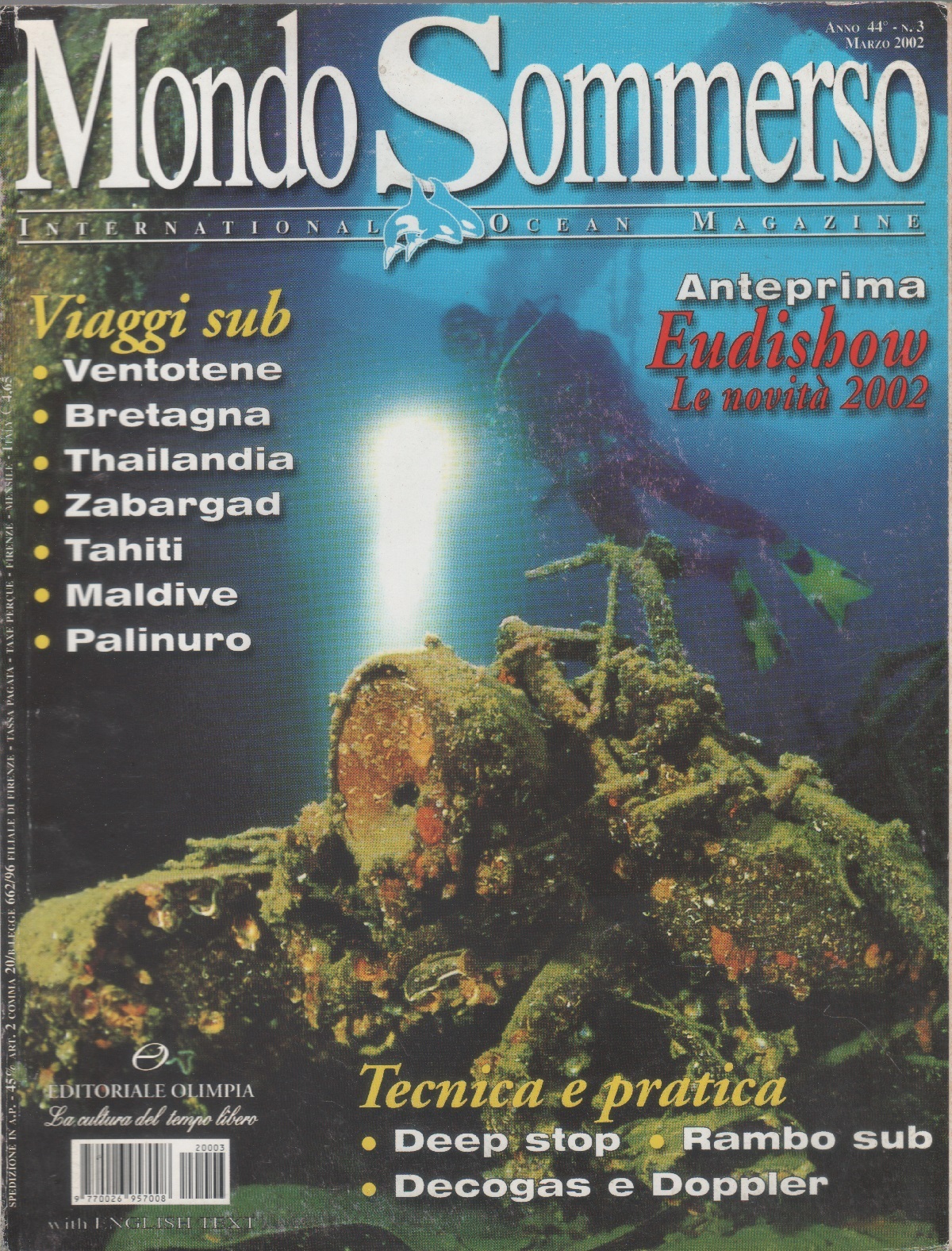 Mondo sommerso rivista. n. 3, marzo 2002