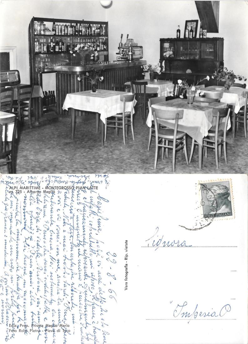 Montegrosso Pian Latte (IM). Albergo Maglio. Viaggiata 1966