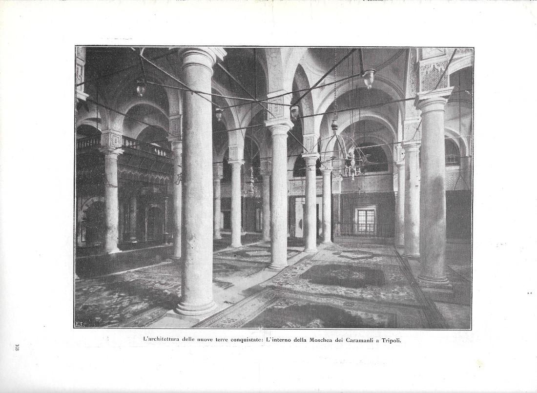 Moschea di Caramanli a Tripoli / Raccolta del mastice a …