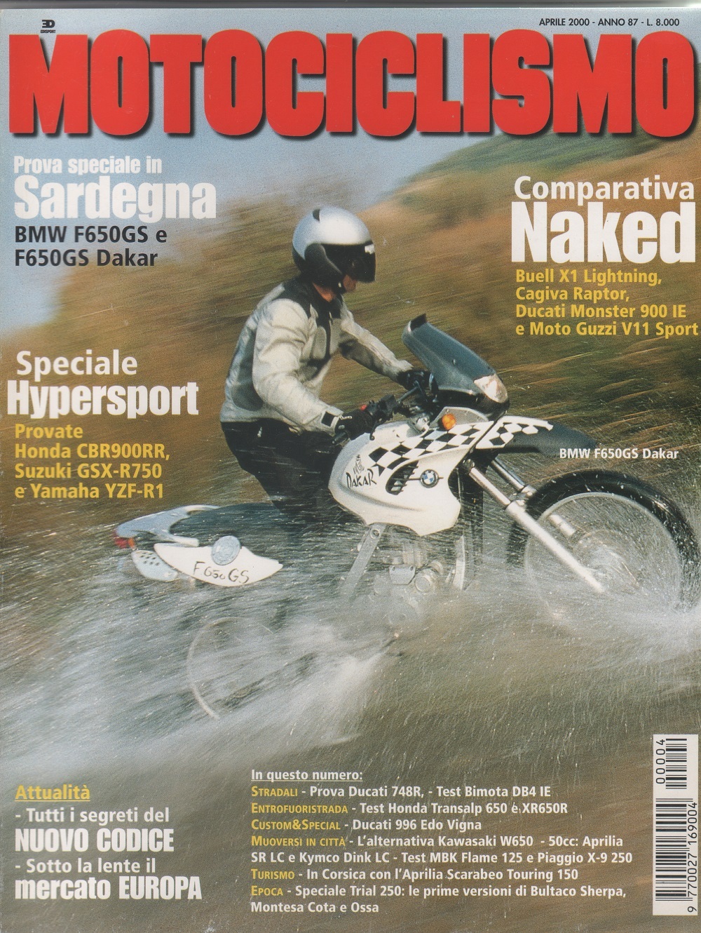 Motociclismo. Rivista, n. 4, aprile 2000