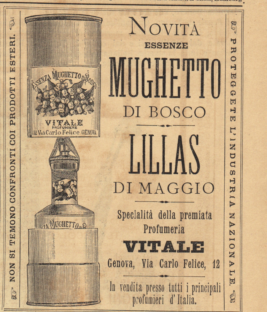 Mughetto di bosco, Lillas di maggio, specialità della profumeria Vitale, …
