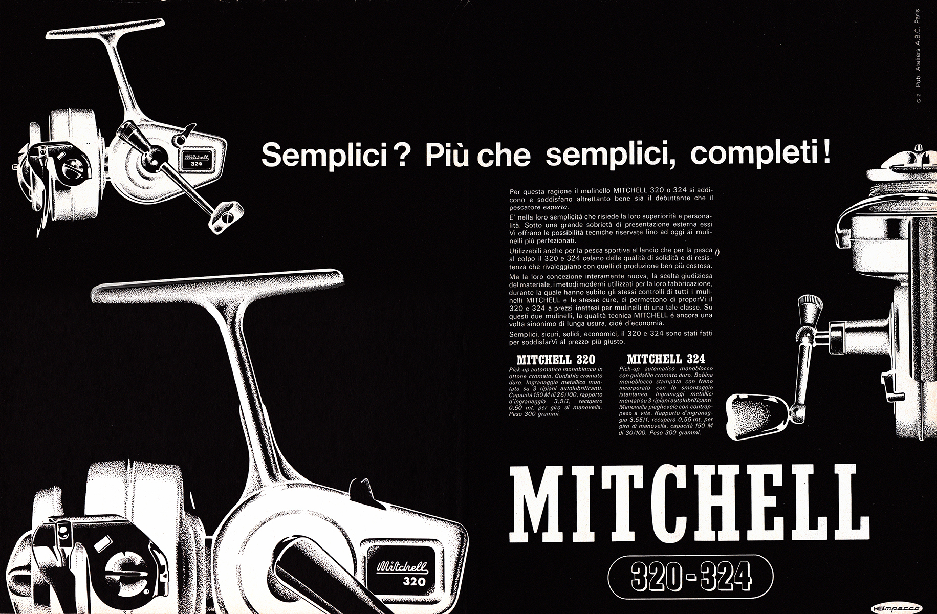 Mulinelli Mitchell. Advertising 1969