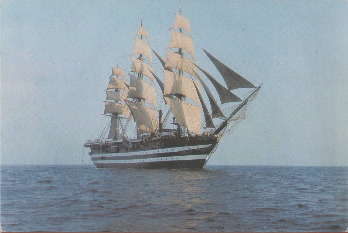 Nave Scuola Amerigo Vespucci. Non viaggiata.
