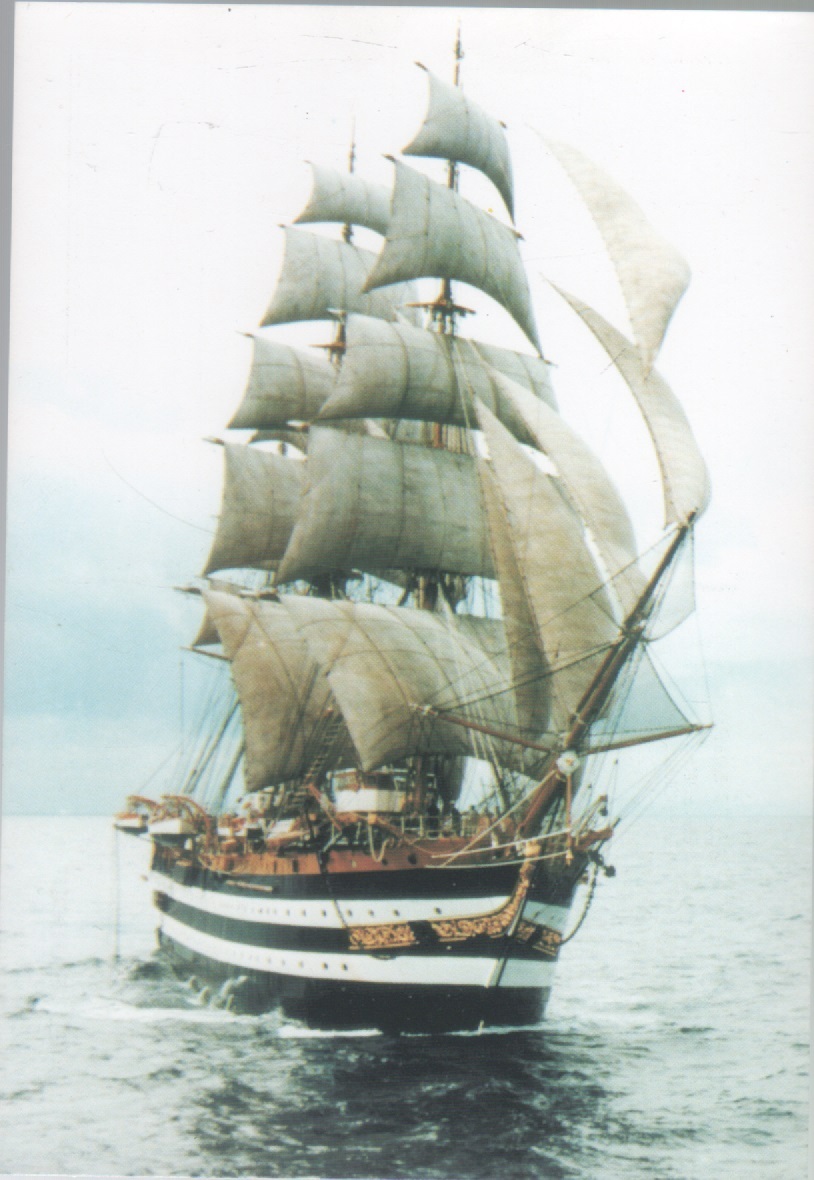Nave Vespucci. Non viaggiata.